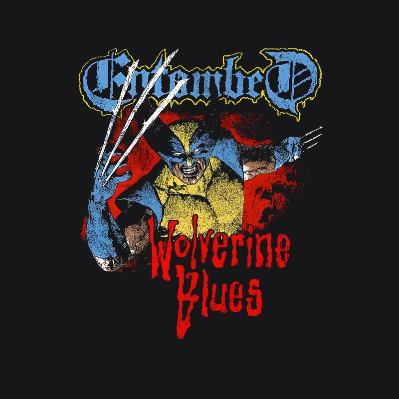 Entombed Wolverine Blues Edition Male Pullover Hoodie