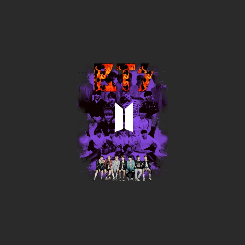 BTS K-Pop Group Art Baseball Cap
