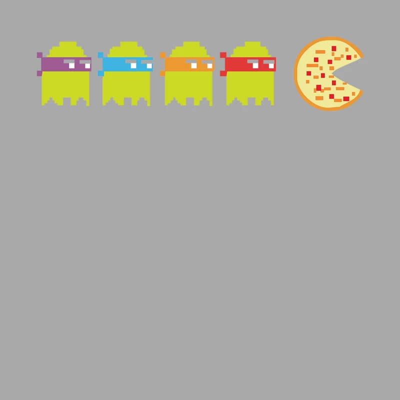 PacTurtles Pizza Male Pullover Hoodie