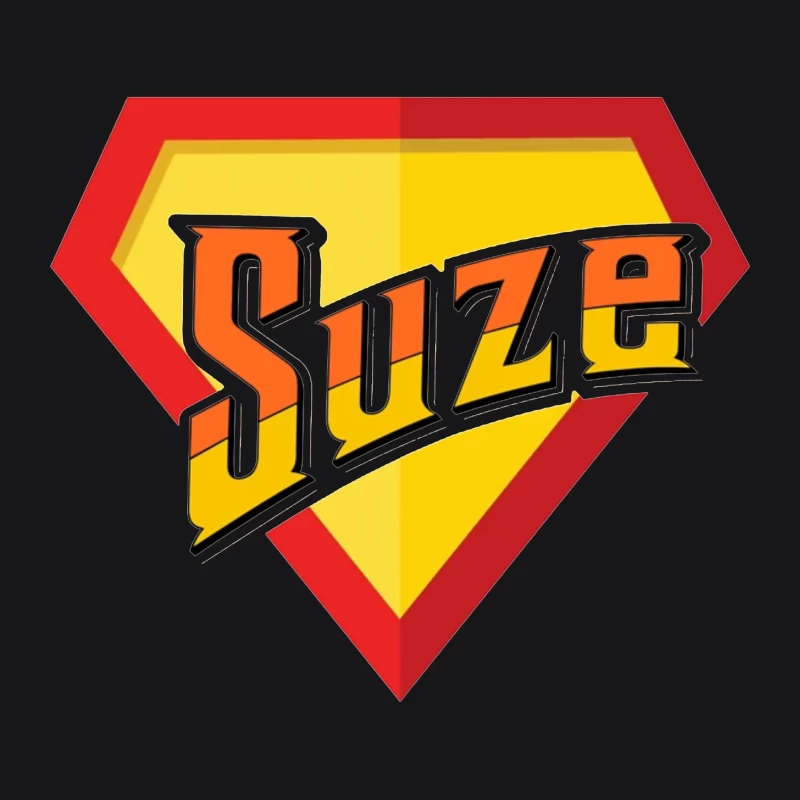 Suze Drink Logo in Superman Shield Style Male Pullover Hoodie