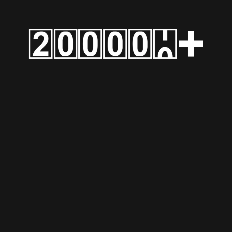 200000+ Miles Sticker Vinyl Mouse Pad