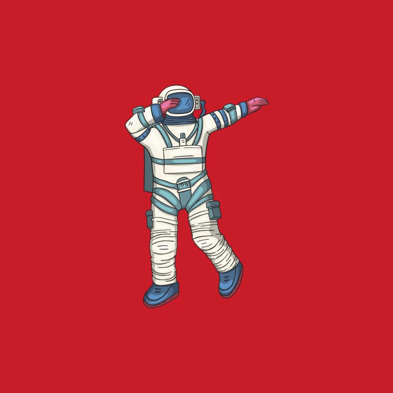 Astronaut tanzt im Raum Herren Pullover Hoodie