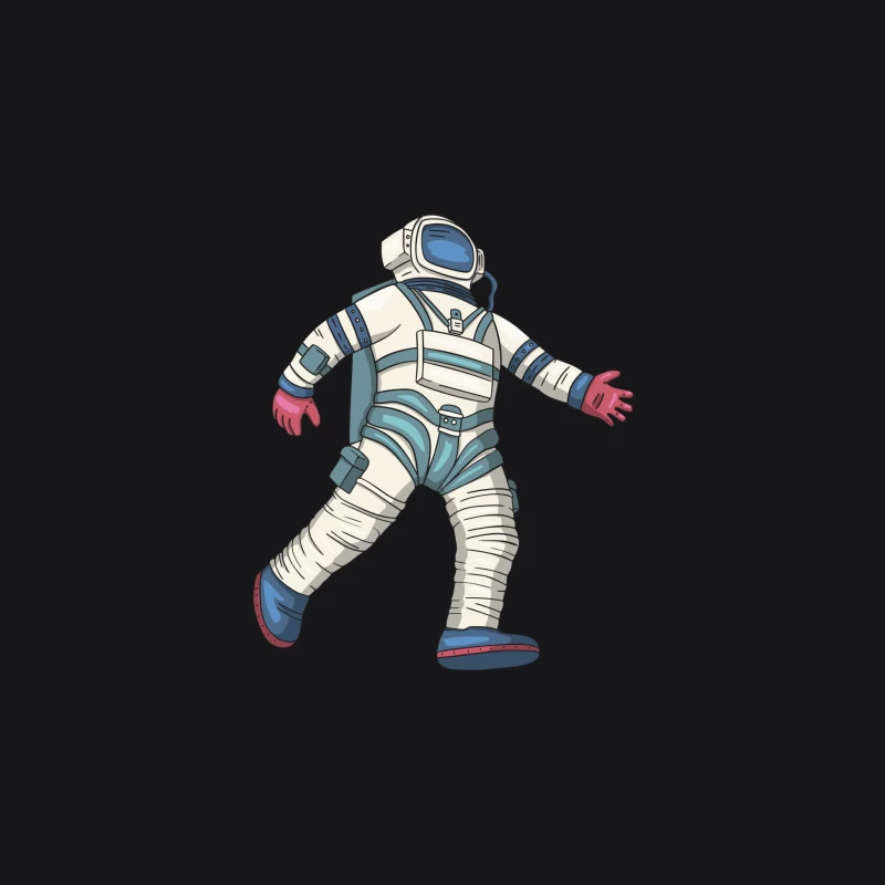 Astronaut im Raumanzug Herren Pullover Hoodie