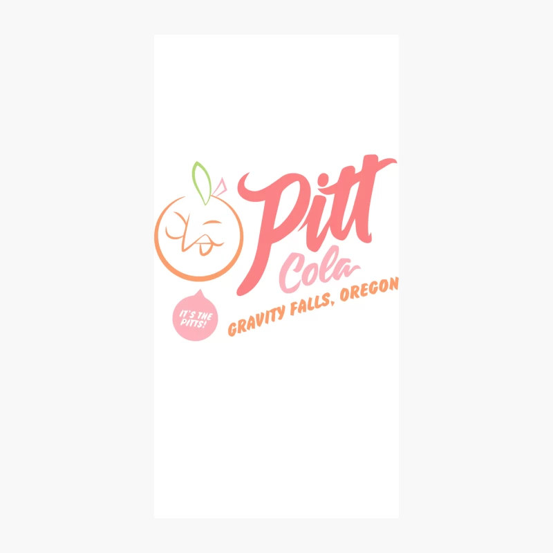 Pitt Cola: Quirky Soft Drink Branding from Gravity Falls, Oregon iPhone Case
