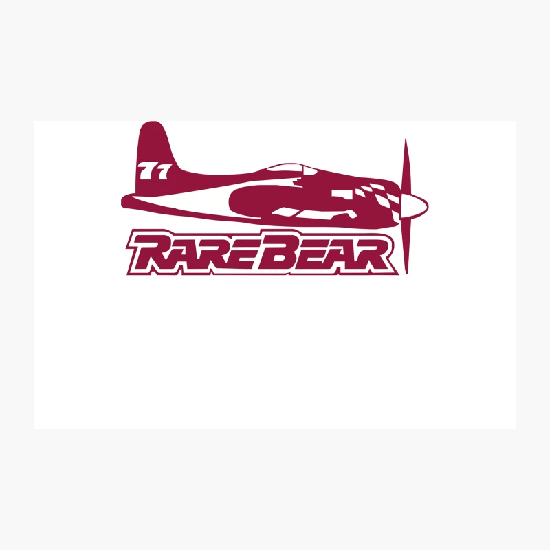 RARE BEAR Race 77 Reno Air Racer Decal Air Racing Unlimited Travel Mug