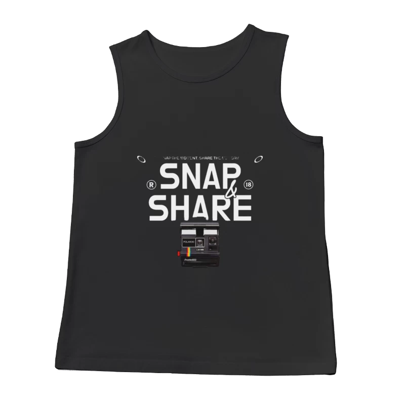 Teilen Sie den Moment mit einer Polaroid-Kamera Herren Tanktops