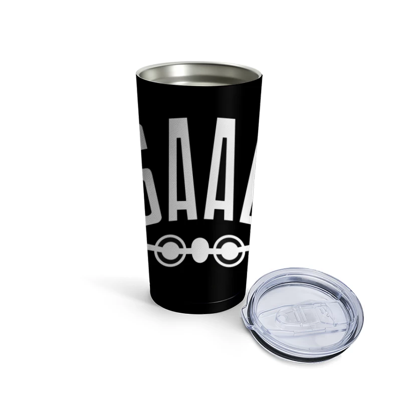 SAAB Aviation Company Minimalist Logo Design Travel Mug