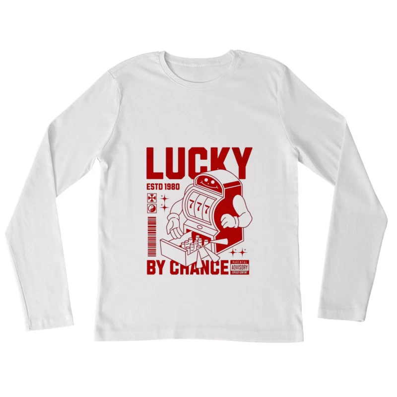 Glücksspielautomat: Glück durch Zufall Damen Langarm T-Shirt