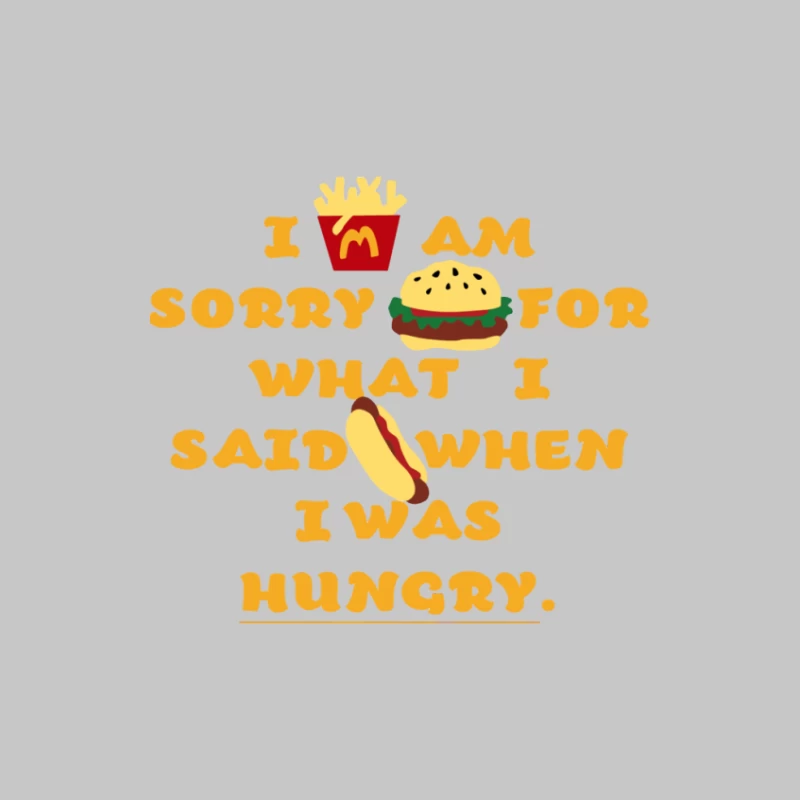 Entschuldigung für Gespräche beim Hunger Herren Langarm T-Shirt