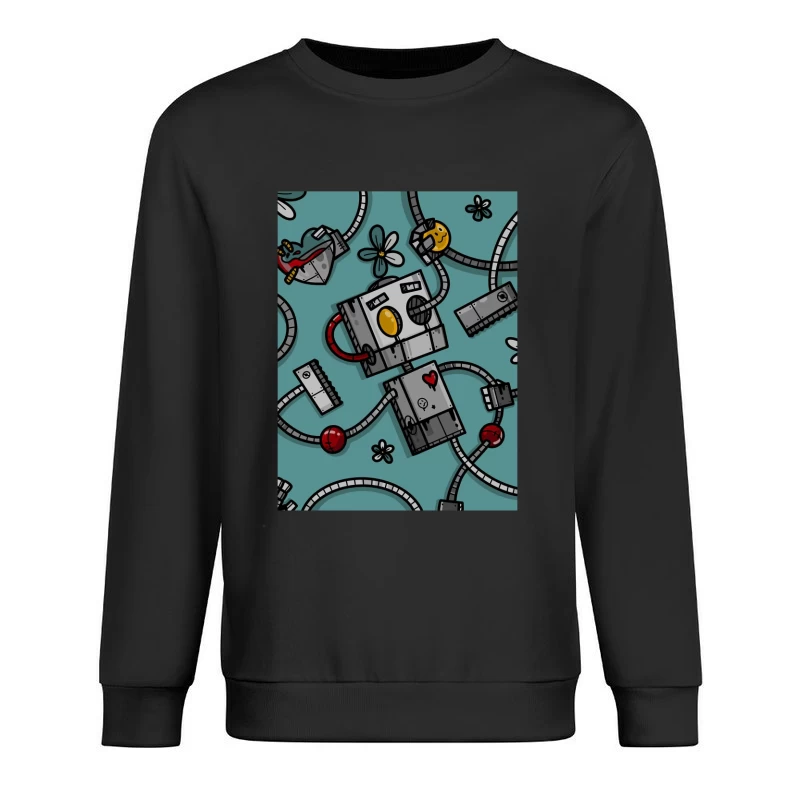 Robokite Repair Male Pullover Sweatshirt