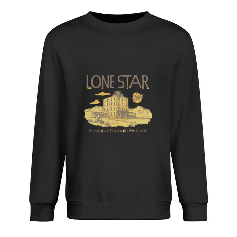 Hôtel Désertique et Voiture Ancienne Homme Sweat-shirt à enfiler