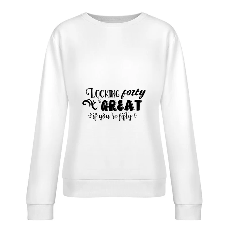 Logo émeraude stylisé Femme Sweat-shirt à enfiler