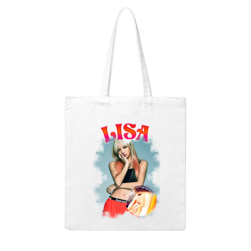 Fashion and Music Icon Cotton Tote Bag