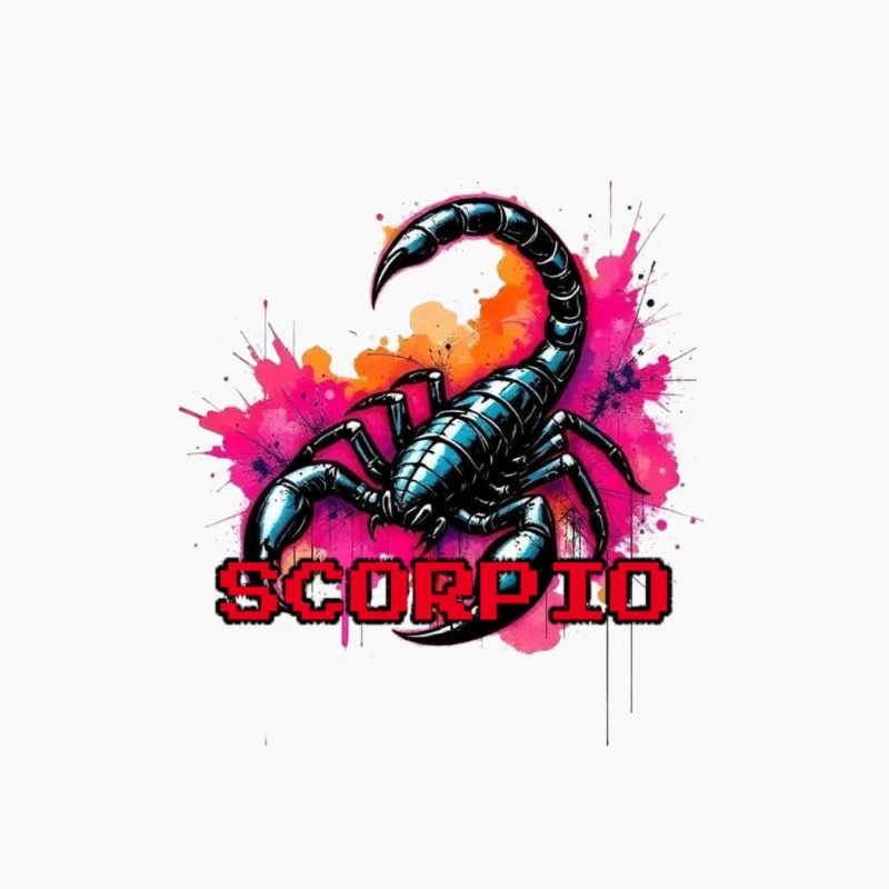 Scorpio Zodiac Art Cotton Tote Bag