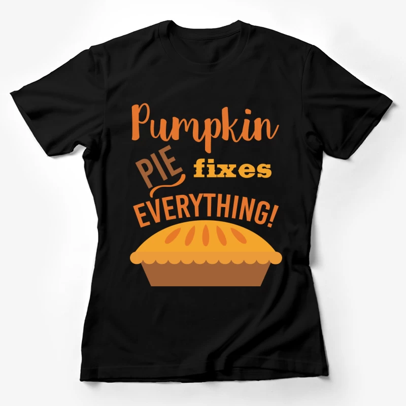 Affiche de tarte à la citrouille festive Femme T-Shirt