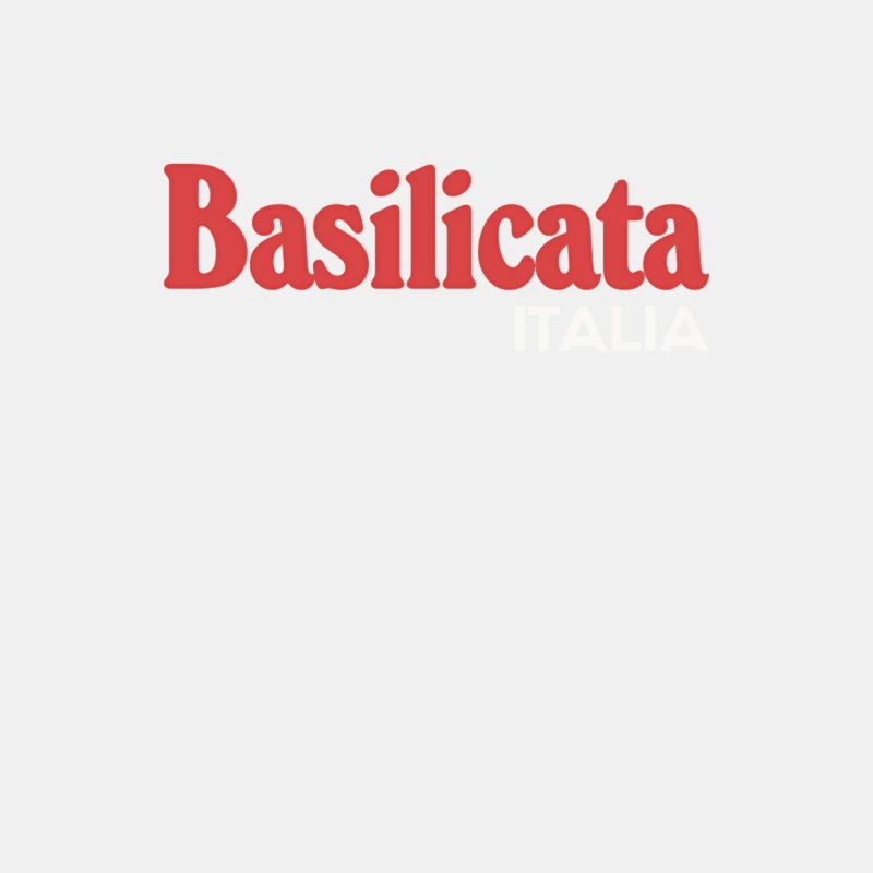 Basilicata  Italia Typography Region Design Male Tank Top