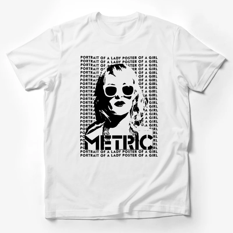 Metric Portrait Of A Lady Male T-Shirt