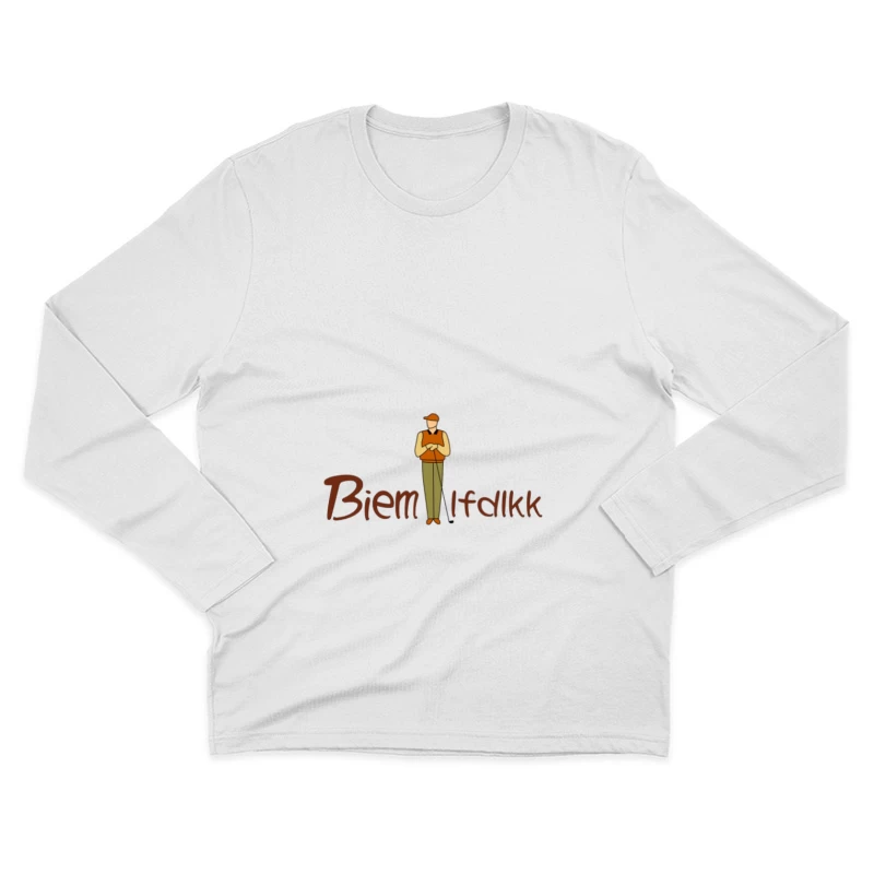 Golfspieler-Logo Herren Langarm T-Shirt