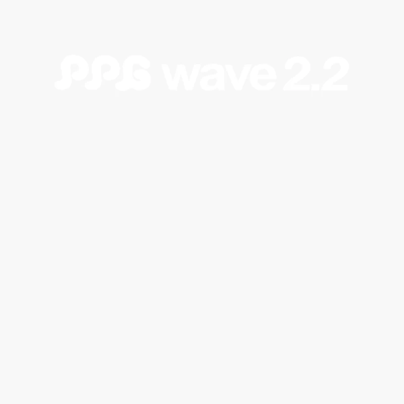 PPG Wave Cotton Tote Bag