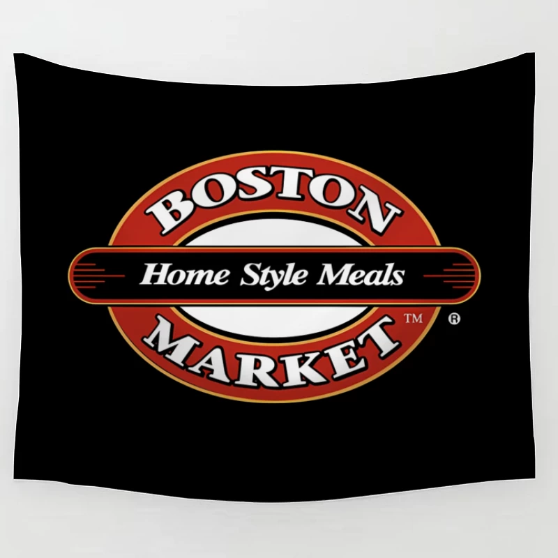 Boston Market Home Style Meals Restaurant Logo Tapestry