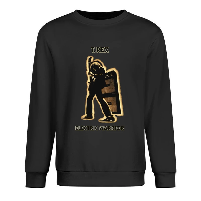 T.Rex 'Electric Warrior' Classic Rock Album Cover Silhouette Male Pullover Sweatshirt