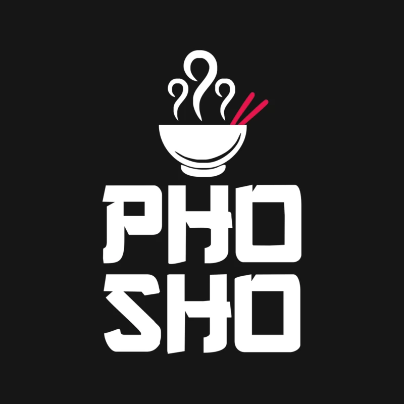 Pho Sho Foodie Asian Food Humor Chopsticks Funny Mouse Pad
