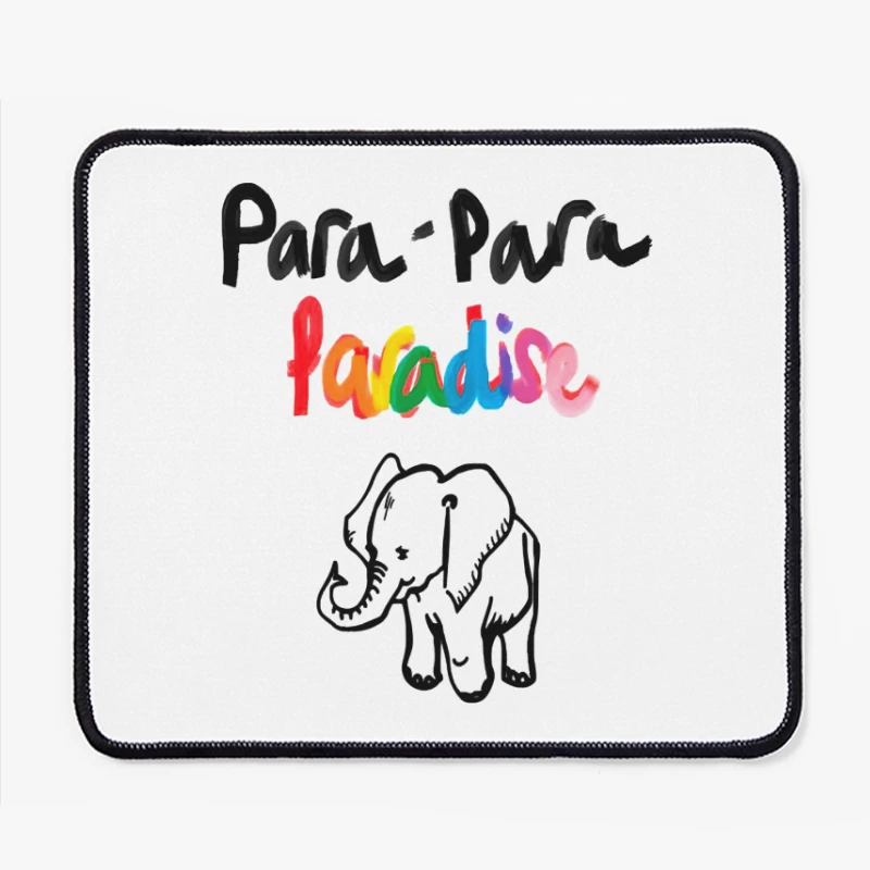 Coldplay Para Para Paradise Mouse Pad