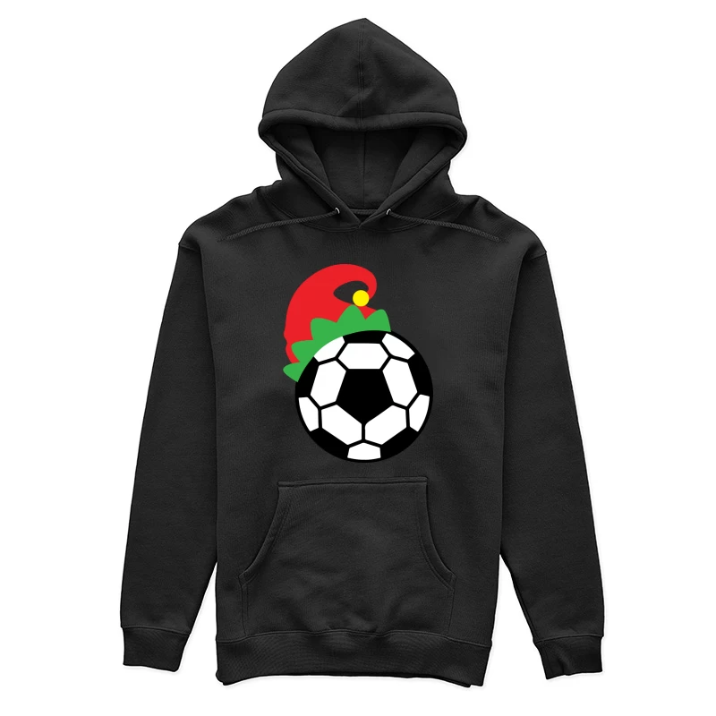 Chapeau de lutin et ballon de football Femme Sweat à capuche