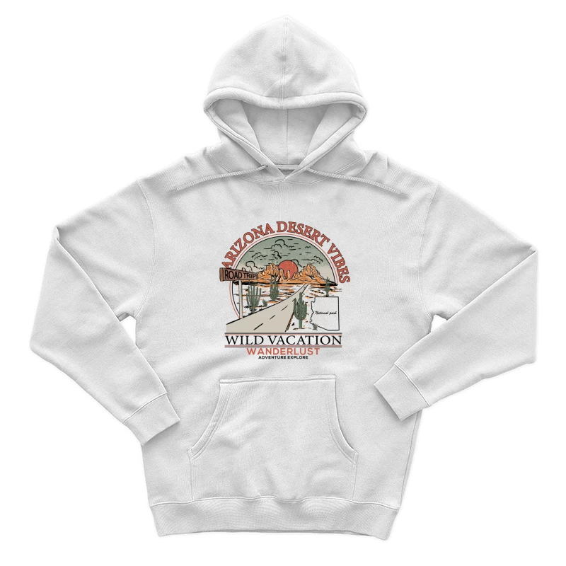 Arizona-Wüste Abenteuerausflug Herren Pullover Hoodie