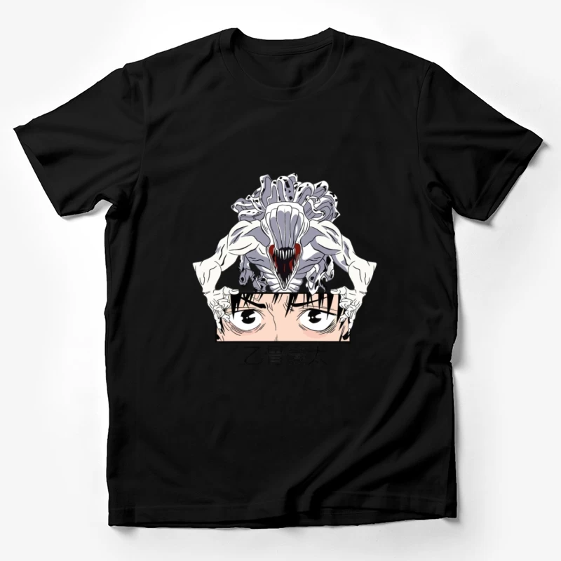 Anime Charakter mit Dämonen Herren T-Shirt