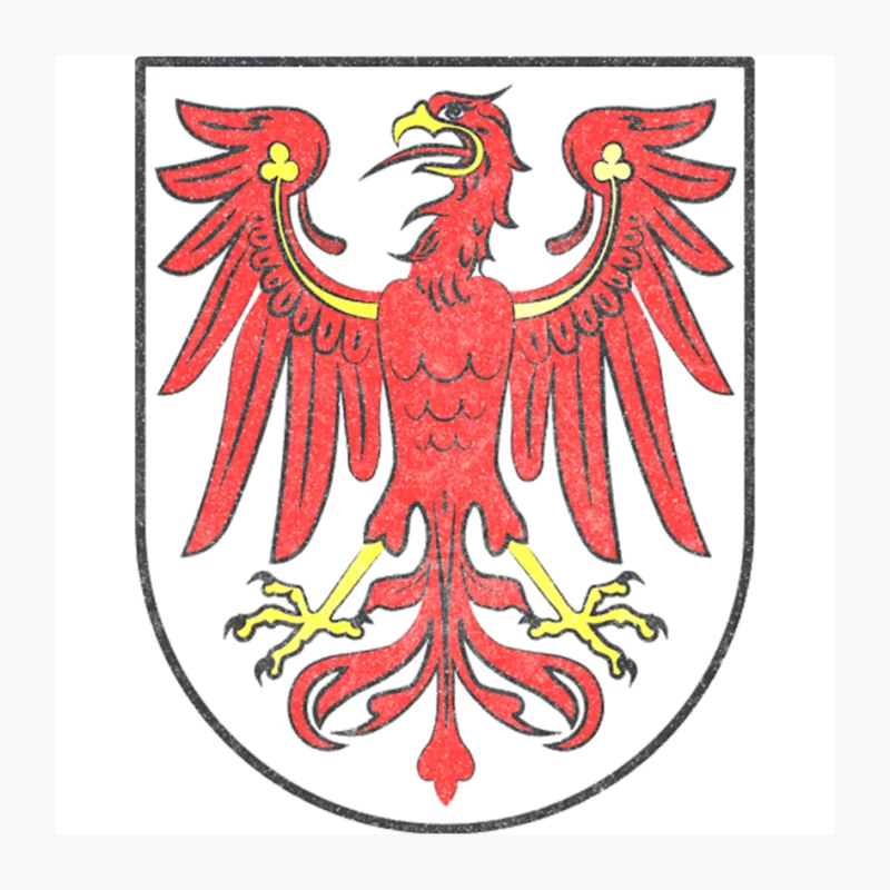 Faded-Style Brandenburg Coat Of Arms  German Gift Pin