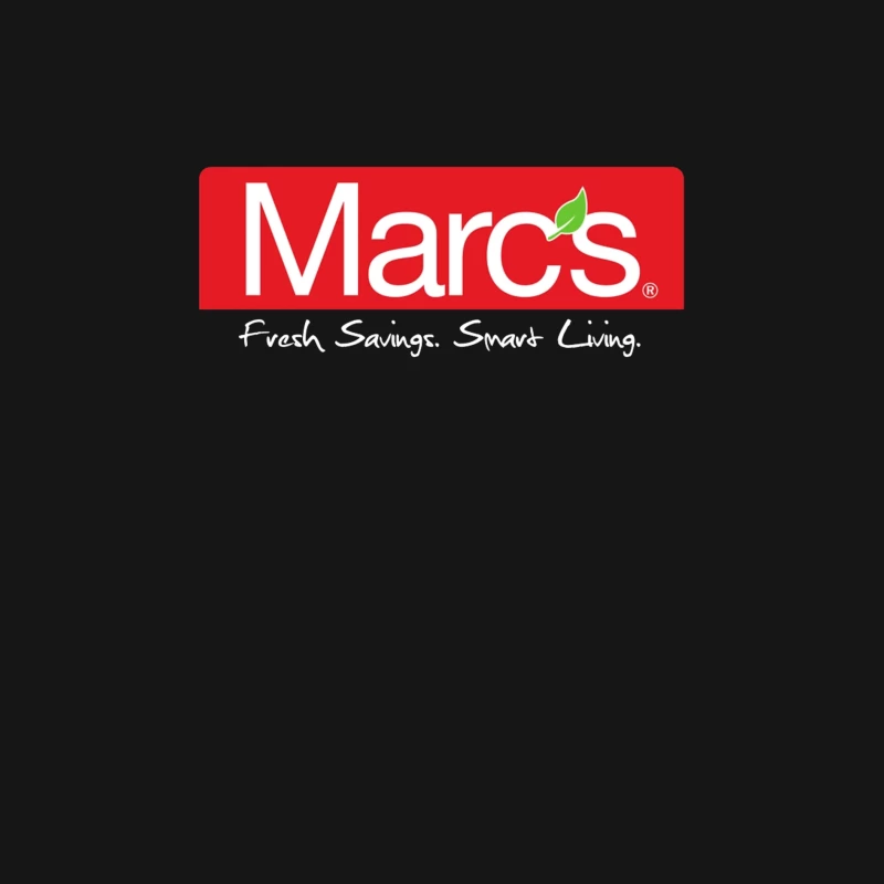 Marc's Supermarket Logo with Fresh Savings Tagline Male Long Sleeve T-Shirt