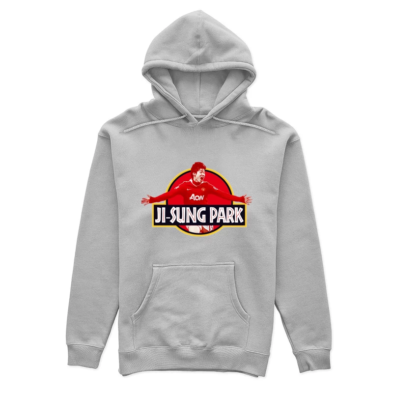Retro Man United - PARK JI SUNG Female Pullover Hoodie