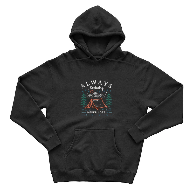 Erkundung und Camping-Abenteuer Herren Pullover Hoodie
