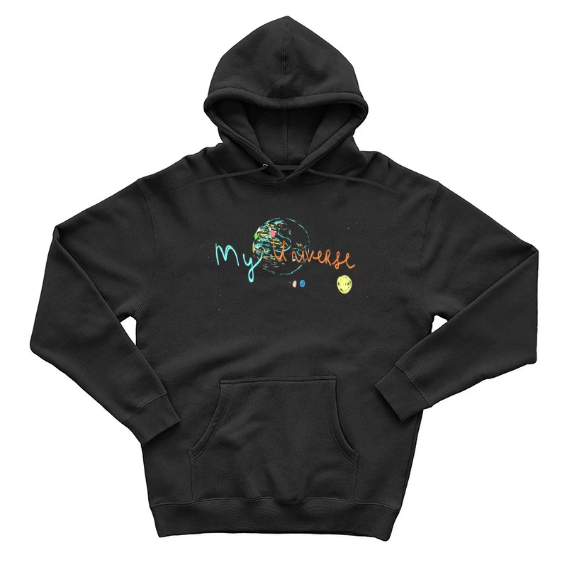 Coldplay My Universe Lyrics Male Pullover Hoodie