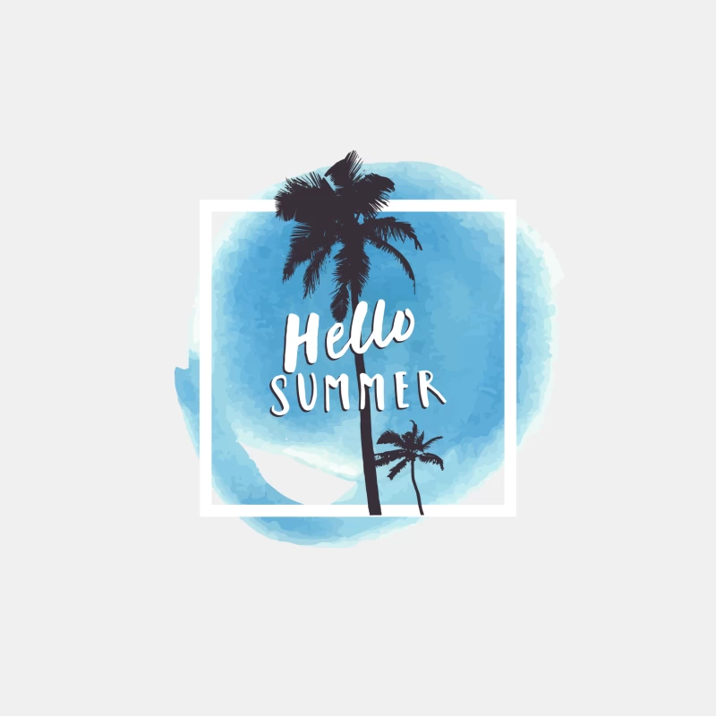 Willkommen Sommer mit Palmen Herren Tanktops