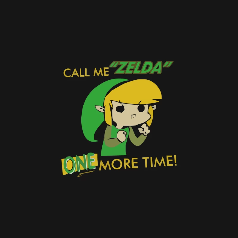 Call Me Zelda One More Time Desk Mat