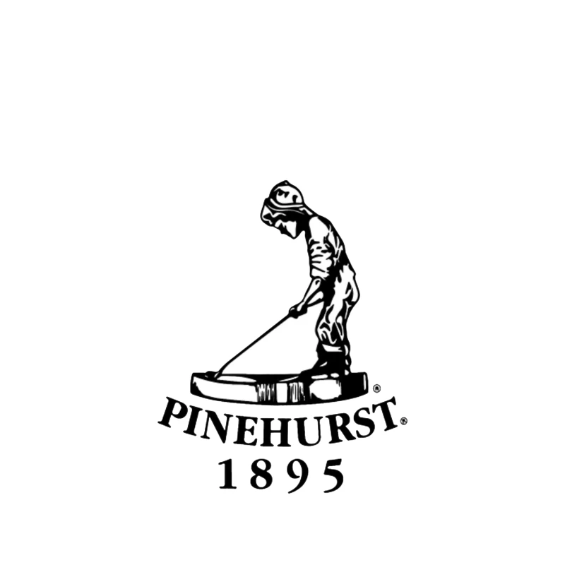 Pinehurst Golf Resort Historic Logo Since 1895 iPhone Case