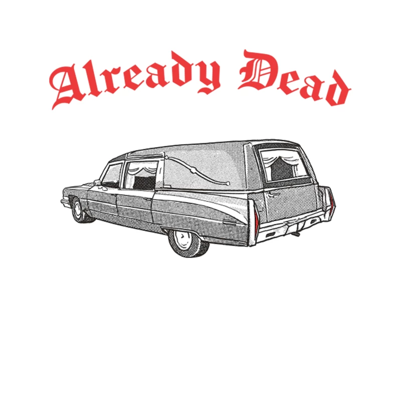 Already Dead   Nihilist Hearse Punksthetic Design Tapestry
