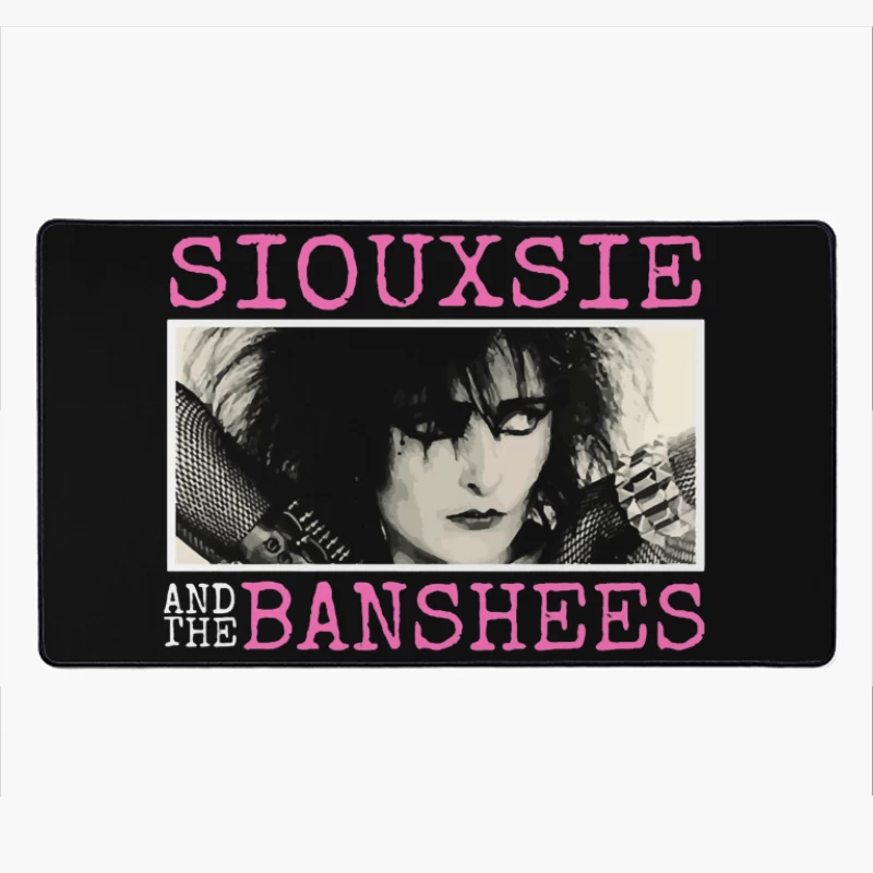 Siouxsie and the Banshees Gothic Punk Album Cover Desk Mat