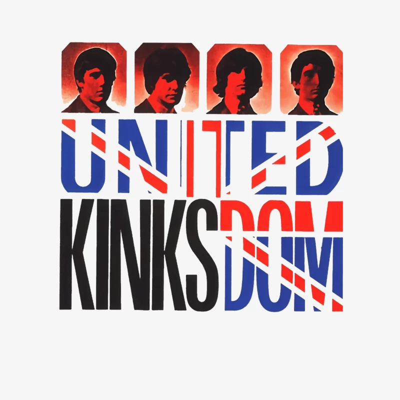 The Kinks United Kingdom Pop Art Album Cover Design Male Pullover Sweatshirt