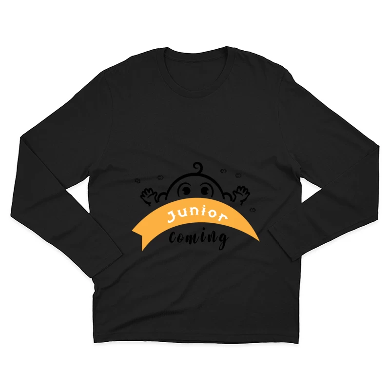 Ruban orange Junior Homme Manches Longues T-Shirt