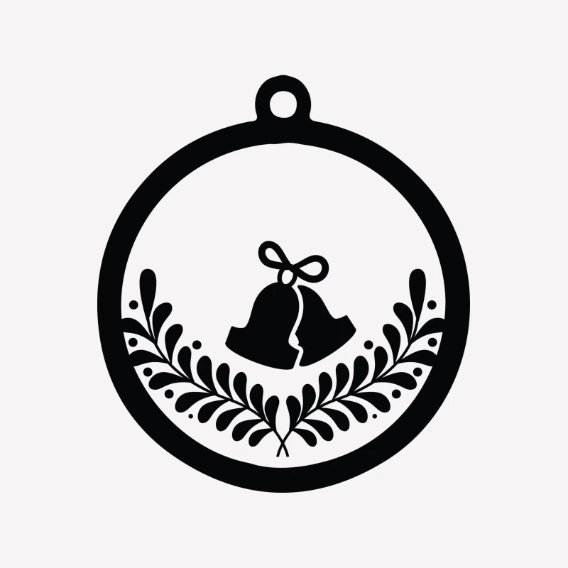 Ornement de Noël avec cloches Femme T-Shirt