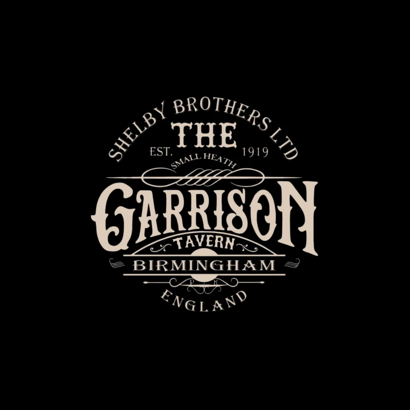 Garrison Tavern The Blinders Birmingham Throw Pillow