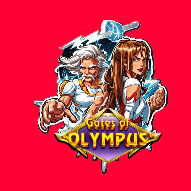 Gates of Olympus Game Artwork Pin