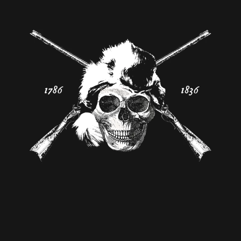 The Ghost of Davy Crockett - Negan tattoo The Walking Dead - TWD Mouse Pad
