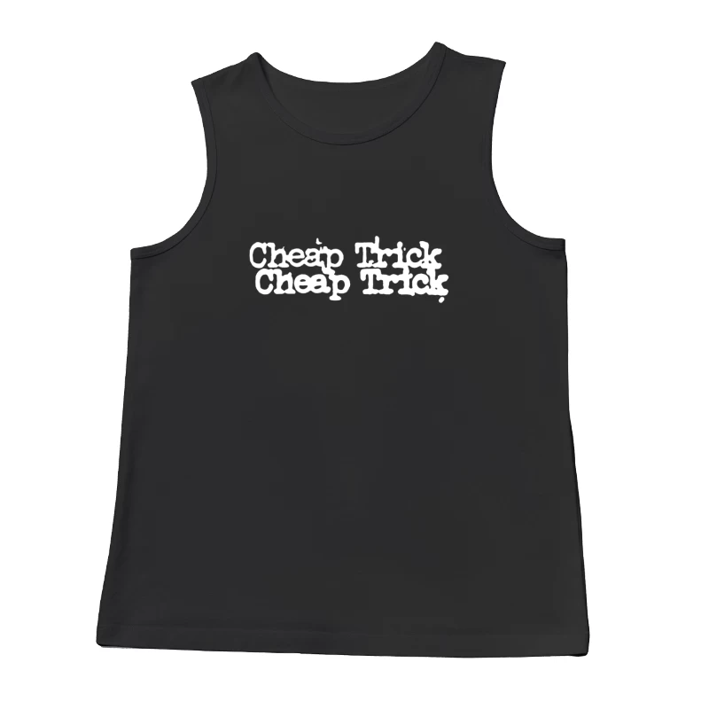 Cheap Trick Logo Male Tank Top