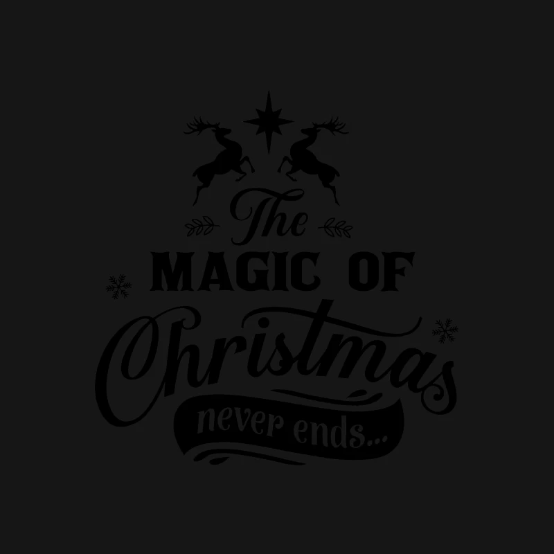 La magie éternelle de Noël Femme T-Shirt