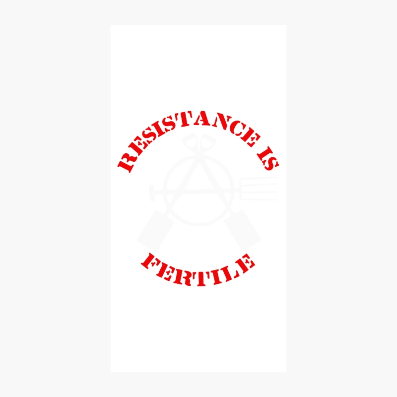 Resistance is Fertile Activist Gardener iPhone Case