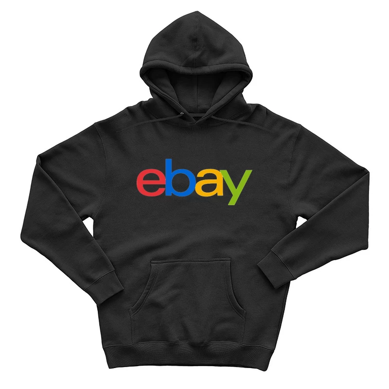 eBay Official Multicolored Logo Male Pullover Hoodie